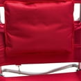 thumbnail image 6 of Ostrich Deluxe 3N1 Padded Sports Chair with Footrest, Red (3 Pack), 6 of 7