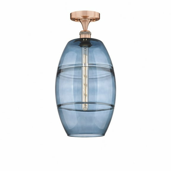 Innovations Lighting - Vaz - 1 Light Semi-Flush Mount In Industrial Style-18.63