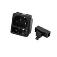 thumbnail image 3 of AC250V JR-101-1FS IEC  Input Wiring Socket With Three Core Power Black, 3 of 3