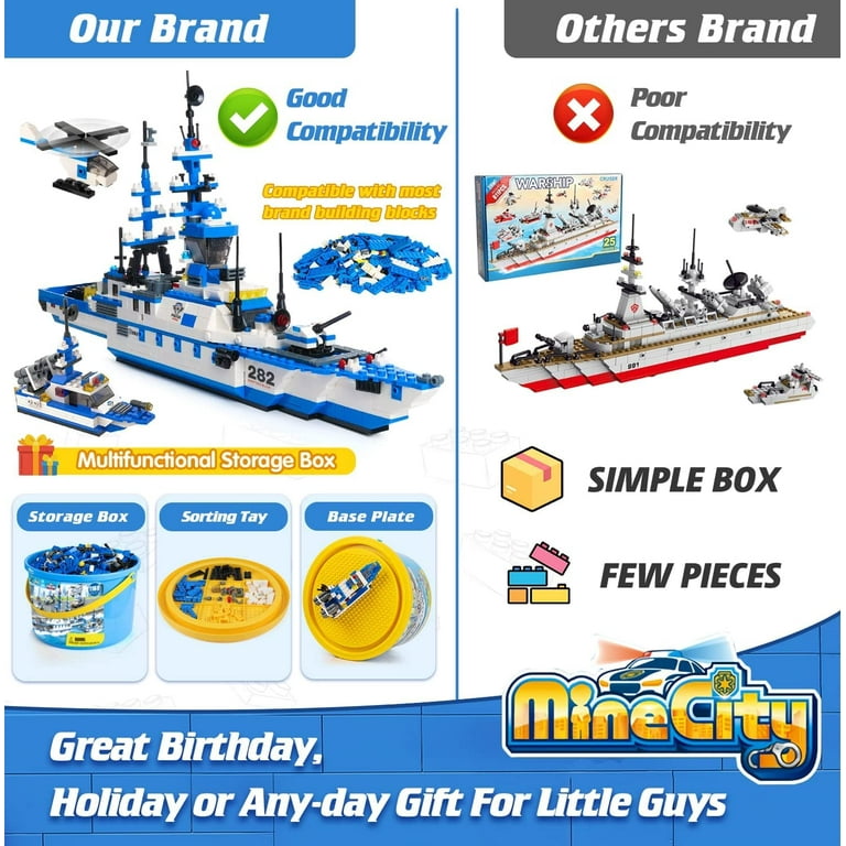 EP EXERCISE N PLAY 1169 Pieces City Building Kit Toy for Kids 6-12