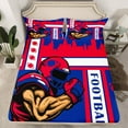 thumbnail image 2 of Castle Fairy Football Gamer Twin Sheet Sets 3pcs for Boys Girls,Ball Game Twin Fitted Sheet Microfiber,Sport Gaming Breathable Flat Sheet,Lightweight Room Decor, 2 of 7