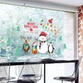 thumbnail image 2 of Christmas Wall Stickers,Xmas Window Clings Holiday Decorations,Snowflake Snowman Reindeer Penguin Christmas Tree ,DIY Wall Window Door Mural Decal for Showcase Kid's Living Room Bedroom, 2 of 7