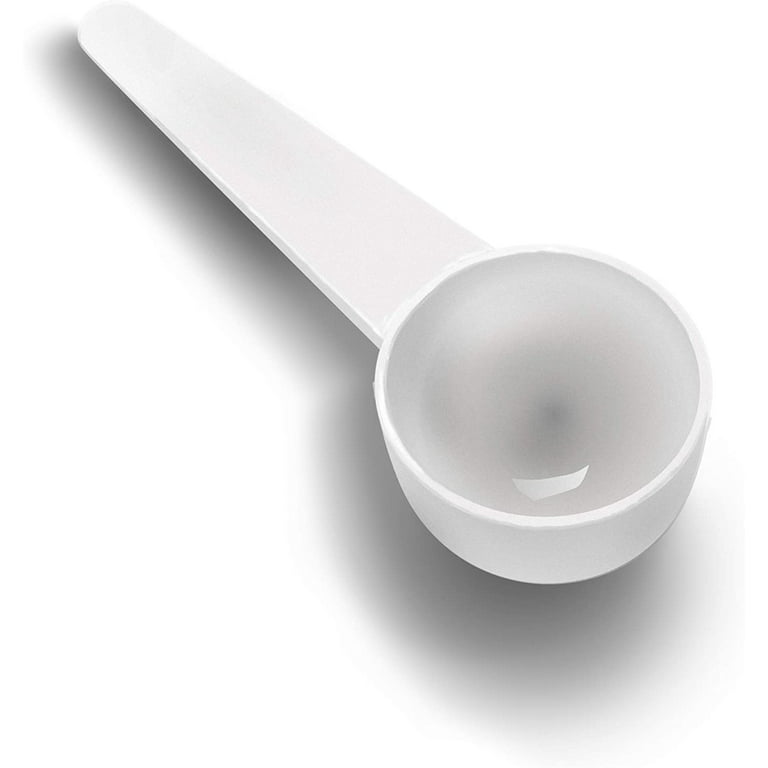 10 Gram 5 White Measuring Smidgen Micro Scoop 20 Ml PP Lab Measuring Mini  Spoons for Powder Measurement or Baking - Static-free Plastic Tiny Scoops