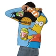 thumbnail image 5 of Simpsons Men's Hoodie With Color Drawstrings Sweatshirt Hooded Pullover Print Winter Coat Jacket Xx-Large, 5 of 9