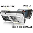 thumbnail image 4 of CaseBorne ArmadilloTek V Case for [iPhone 13 Pro] with Built-in Screen Protector & Kickstand Full-Body Multi-Layer Rugged - White, 4 of 4