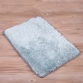 thumbnail image 2 of Alfombra Rectangular Wdftyju Sedosa 90x60cm Moderna Suave Antideslizante Color Gris Plateado, 2 of 7