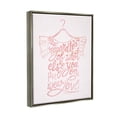 thumbnail image 4 of Stupell Industries Wear Love Fashion Calligraphy Religious Inspirational Quote Graphic Art Luster Gray Floating Framed Canvas Print Wall Art, Design by Kamdon Kreations, 4 of 5