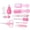 Pink, variant on 10 in 1 Baby Safetycare and Grooming Kit for Baby Girl Boy Newborn Care Kit Toddlers Nail Clippers (Pink)