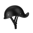 thumbnail image 2 of Casco de bicicleta Perfecl diseño vintage negro cara abierta fuerte y resistente a caídas, 2 of 8