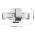 thumbnail image 3 of Fermoir de Montre en Acier Inoxydable Boucle de Remplacement pour Bracelet de Montre, 3 of 6
