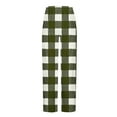 thumbnail image 5 of GuangCheng George Mens Green and White Plaid Pajama Pants Soft, Comfortable Loungewear with Elastic Waist,Size:M, 5 of 5