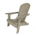 thumbnail image 2 of WestinTrends Tuscany HIPS Outdoor Patio Folding Adirondack Chair, Weathered Gray, 2 of 11
