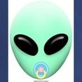 thumbnail image 2 of CafePress - Baby Alien Maternity T Shirt - Maternity Dark T-Shirt, 2 of 3