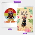 thumbnail image 2 of Best Rottweiler Mom Ever Happy Mother's Day 5x7in Folded Greeting Card Rottie Dog Lover Gifts Idea Single Note Card with Envelope - 02002, 2 of 5