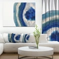 thumbnail image 1 of Macro de Pierre d'Agate Bleue - Impression sur Toile Abstraite, 1 of 3