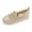 Khaki, variant on Bmisegm Leisure Women's Four Seasons Weave Non Slip Flat Round Toe Breathable Slip on Lazy Canvas Shoes Womens Casual Shoes Khaki 40