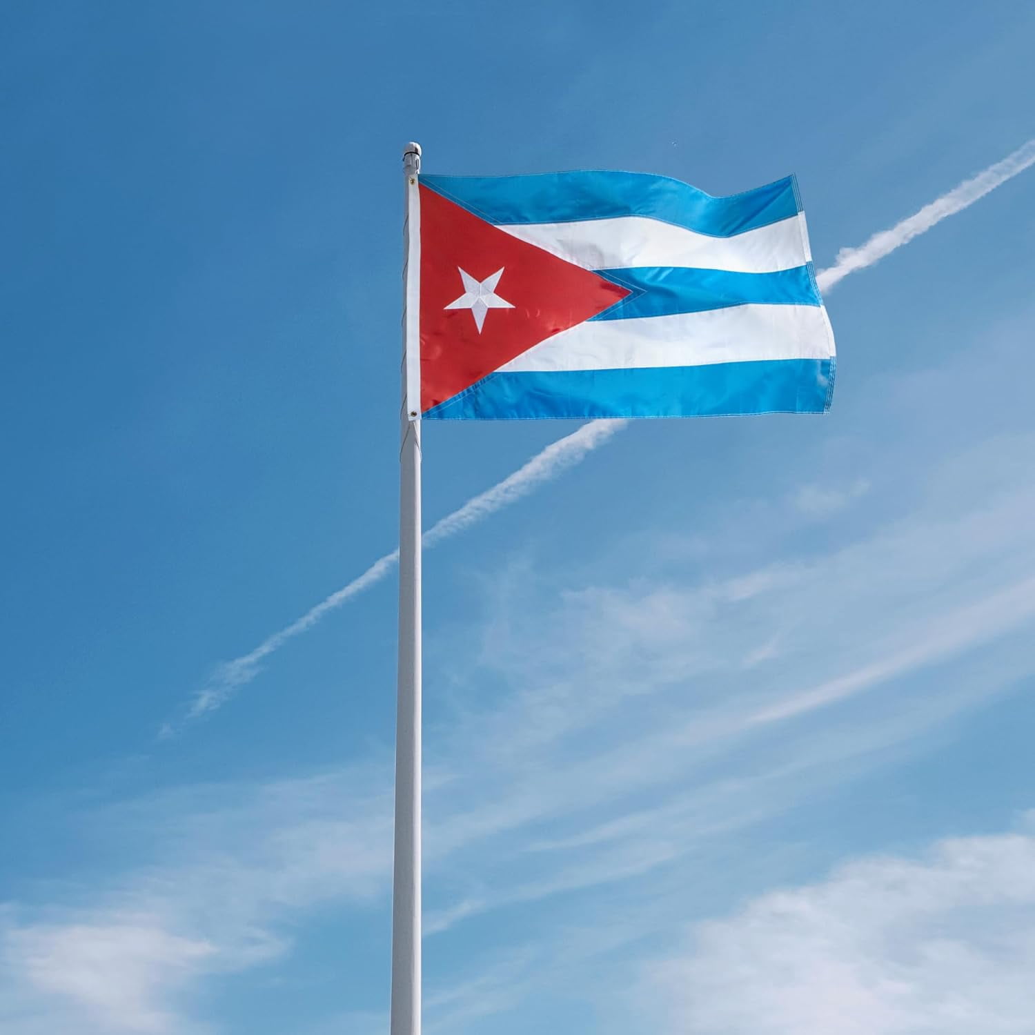 Anley EverStrong Series Embroidered Cuba Flag 3x5 Feet - Cuban National Flags