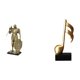 thumbnail image 1 of Figura de caballero de arte nórdico, figura abstracta de resina, escultura de nota musical, adorno creativo de mesa para escritorio, armario u oficina, 1 of 8