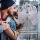 thumbnail image 5 of Sonducket Unisex pantalla táctil invierno térmico cálido ciclismo bicicleta esquí al aire libre Camping senderismo motocicleta guantes deportes dedo guantes y mitones gris, 5 of 8