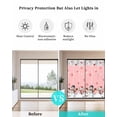 thumbnail image 5 of Pink Snowman Christmas Window Privacy Film Stained Glass Window Film Decorative Windows Cover Static Windows Cling for Glass Door Xmas Snowflake Winter Ball Stickers for Bathroom 17.7"x39.3", 5 of 7