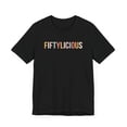 thumbnail image 3 of Fiftylicious 50th birthday party funny Cute fiftieth bday Unisex T-shirt, 3 of 8