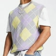 thumbnail image 1 of LOVZFMLL Vestes pour Hommes Chandail Décontracté Sans Manches en Laine, 1 of 4