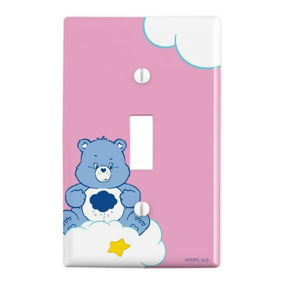 Care Bears Grumpy Bear Plastic Wall Decor Toggle Light Switch Plate Cover