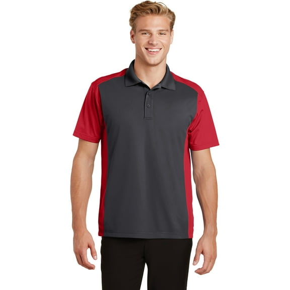 Sport-Tek St652 Colorblock Micropique Sport-Wick Polo