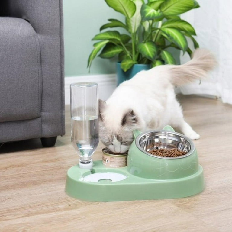 Adjustable Elevated Raised Pet Dog/Cat Feeder Bowl Food Water