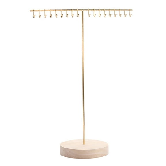 Practical Iron Necklace Display Stand with Multiple Hanging Options for Women