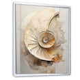 thumbnail image 2 of Designart "Nautilus With Abstract Snails I" Nautilus Floater Framed Canvas Wall Art, 2 of 5