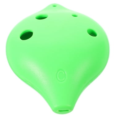 Phenofice Instruments de Musique Ocarina Résine Verte Pratique Débutants 1Ensemble