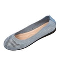 thumbnail image 2 of Shallow Cut Women's 8 Hour Wear Office Dress Shoes Comfortable Plus Size Daily Wear Spring Summer Gray 7, 2 of 9