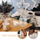 thumbnail image 4 of Tarro de cristal con tapa para dulces de Navidad, transparente, de 220 ml, para guardar galletas navideñas, para decorar fiestas navideñas., 4 of 7