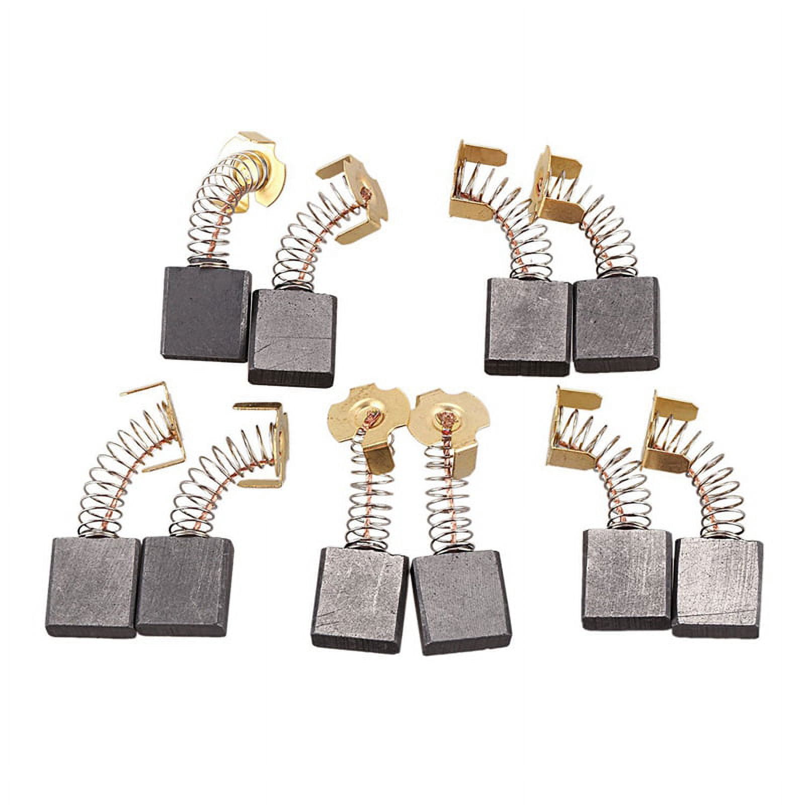Cepillos De Carbón Para Herramientas Eléctricas 6.4x10x13mm - Compatibles Con Dewalt (Paquete De 2)