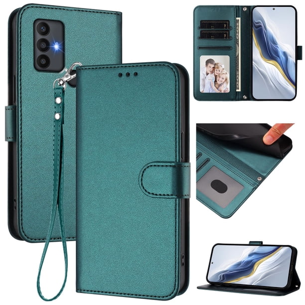 Funda Cartera GANGXUN para TCL 30 SE – Cierre Magnético, Protección RFID, Correa Desmontable, Compatible con Carga Inalámbrica