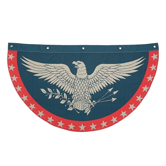 Patriotic Eagle Bunting, Home Decor, Fourth of July, 1 Pieces