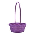 thumbnail image 2 of Way to Celebrate! Small Purple Bamboo Basket, 2 of 8
