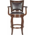 thumbnail image 2 of SAFAVIEH Gitano 46" Bicast Leather Bastool, Espresso/Brown, 2 of 4