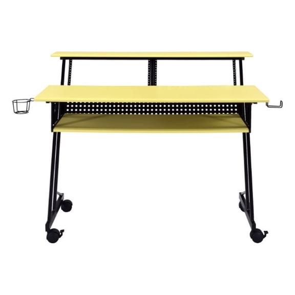 Ergode Music Recording Studio Desk Yellow & Black