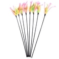 thumbnail image 2 of 5PCS Cat Teaser Training Artificial Feather Cat Wand Toy Cat Interactive Toy, 2 of 7