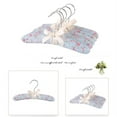 thumbnail image 3 of Luxsea Cotton Fabric Sponge Hanger Elegant Non-Slip Wood Hanger Women Foam Sweater Hangers, 3 of 6