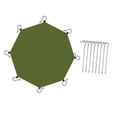 thumbnail image 3 of yotijay Waterproof Octagonal Tent Footprint Camping Tarp Hammock Shelter Water Resistant with 8 Ground Nails, 3 of 7