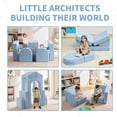 thumbnail image 2 of Wanan Kids Couches, Couch for Toddlers, Foam Sofa 10PCS Modular Soft Play Furniture for Boys & Girls, Indoor Kids Sofa for Nursery, Living Room, Playroom, 2 of 7