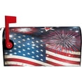 thumbnail image 2 of 4th of July American Flag Mailbox Covers Magnetic Standard Size 18x21 Inch Patriotic Mailbox Cover Magnetic Mailbox Covers Post Wraps Letter Box Cover for Home Garden Yard Decor, 2 of 6