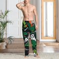 thumbnail image 6 of Lsque Dinosaur Skeleton Print Men's Pajama Pants, Lounge Pant - Comfortable Home Wear,Elastic Waistband, Stylish Design-Large, 6 of 9