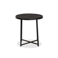 thumbnail image 2 of Baxton Studio Sadiya Table d'Appoint Industriel en Métal Noir pour l'Extérieur, 2 of 5