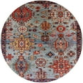 thumbnail image 1 of Ahgly Company Indoor Round Mid-Century Modern Dark Gray Oriental Area Rugs, 8' Round, 1 of 6