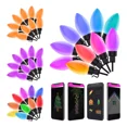 thumbnail image 1 of Linterna LED 10000 lúmenes, 5000 mAh USB recargable 26650 batería incluida, 140 modos de luz, zoom, largo tiempo de trabajo linterna táctica de mano para camping, senderismo, caza, emergencia, 1 of 8