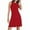 Red, variant on Xunlbb Summer Dresses for Women 2025 Woman Fashion Comfortable Summer Solid Color Sleeveless Round-Neck Dress S-2XL